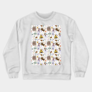 Midsommar Repeat Pattern #4 Crewneck Sweatshirt